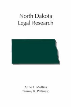 Paperback North Dakota Legal Research Book