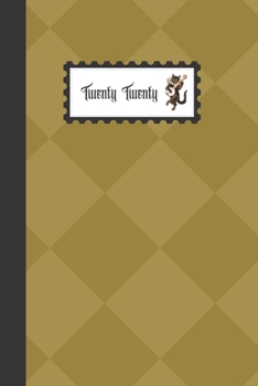 Twenty Twenty: 2020 Weekly Planner / Journals, Vintage Style Cat, Notebook Organiser, Week Per Page, 50 Pages Ruled White Paper, 106 pages, Cute Fun Gift