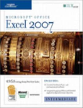 Spiral-bound Excel 2007: Intermediate + Certblaster, Student Manual Book