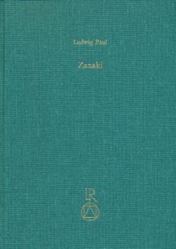Hardcover Zazaki: Grammatik Und Versuch Einer Dialektologie [German] Book