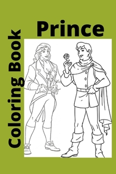 Paperback Prince Coloring Book: Kids for Ages 4-8 [Large Print] Book
