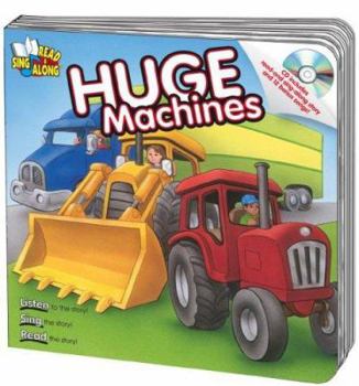 Board book Huge Machines [With Audio CD] Book