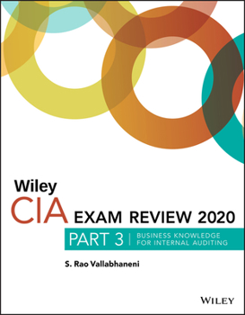 Paperback Wiley CIA Exam Review 2020, Part 3: Business Knowledge for Internal Auditing Book