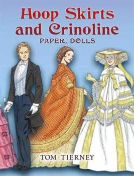 Paperback Hoop Skirts and Crinoline Paper Dolls Book