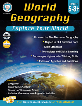 Paperback World Geography Workbook Book