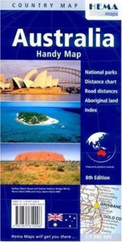 Map Australia Handy Map, Folded Book