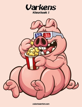 Paperback Varkens Kleurboek 1 [Dutch] Book
