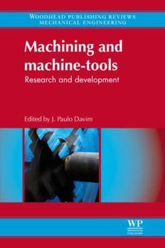 Hardcover Machining and Machine-Tools: Research and Development Book
