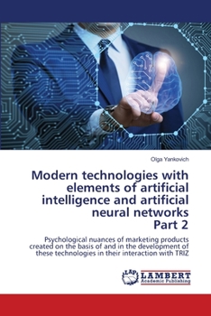 Paperback Modern technologies with elements of artificial intelligence and artificial neural networks Part 2 Book