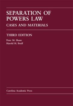 Hardcover Separation of Powers Law: Cases and Materials Book