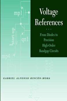 Paperback Voltage References: From Diodes to Precision High Order Bandgap Circuits Book