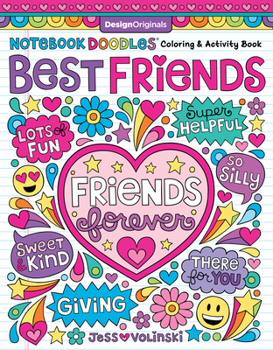 Paperback Notebook Doodles Best Friends: Coloring & Activity Book