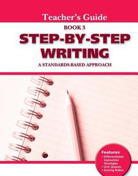 Paperback Step by Step Writing: Teacher's Manual Bk. 3 Book