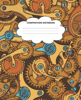 Engineering Composition Notebook: Blank Lined Cute Notebooks for Girls Teens Kids School Writing Notes Journal (7.5 x 9.25 in)