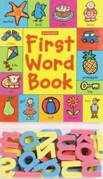 Paperback First Word Book [With Foam Letters] Book