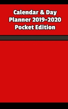 Paperback 2019-2020 Calendar & Day Planner Pocket Edition Book