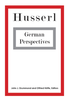 Hardcover Husserl: German Perspectives Book