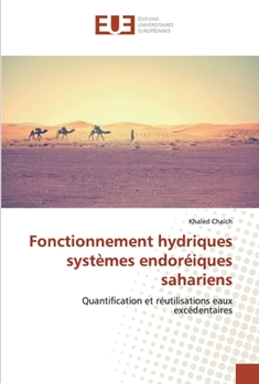 Paperback Fonctionnement hydriques systèmes endoréiques sahariens [French] Book