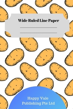 Paperback Cute Potato Wide Ruled Line Paper Book