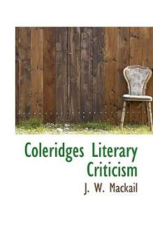 Paperback Coleridges Literary Criticism Book