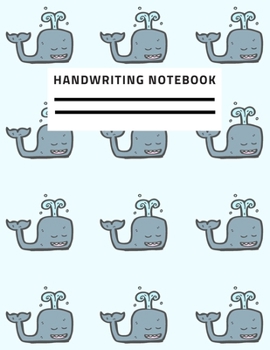 Paperback Handwriting Notebook: Handwriting Composition Notebook Book