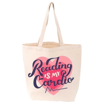 Misc. Reading Is My Cardio Tote Book