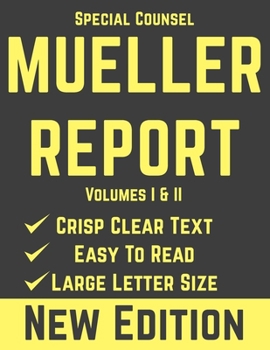Paperback Mueller Report: Volumes I and II Book