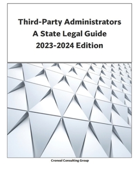 Paperback Third-Party Administrators: A State Legal Guide Book