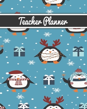 Teacher Planner: Christmas New Year gift Unicorn bear deer santa Inspirational and Motivational Gift Idea for Teacher! The Ultimate Teacher Planner as Teacher Appreciation Gifts