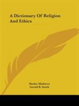 A Dictionary Of Religion And Ethics