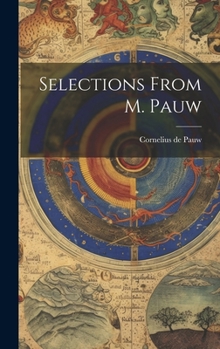 Hardcover Selections From M. Pauw Book