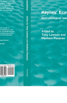 Paperback Keynes' Economics (Routledge Revivals): Methodological Issues Book