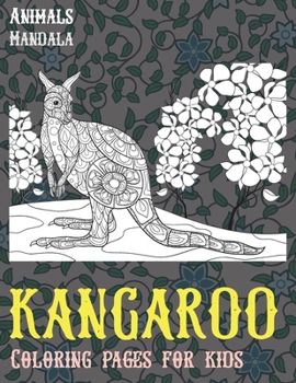 Paperback Mandala Coloring pages for Kids - Animals - Kangaroo Book