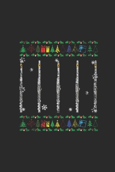 Christmas Flute: Blank Lined Notebook (6" x 9" - 120 pages) ~ Christmas Themed Notebook for Daily Journal, Diary, and Gift