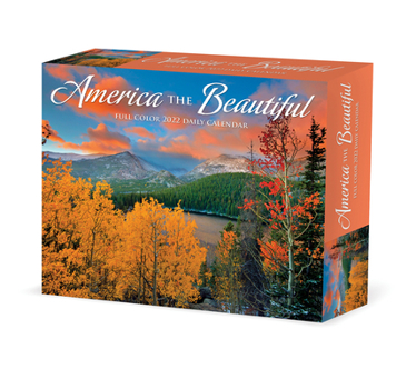 Calendar America the Beautiful, Scenic 2022 Box Calendar, Daily Desktop Book