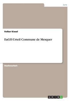 Paperback EuGH-Urteil Commune de Mesquer [German] Book