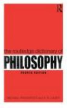 Paperback The Routledge Dictionary of Philosophy Book