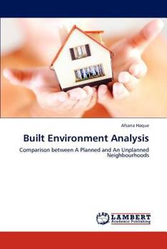 Paperback Built Environment Analysis Book