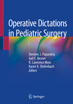 Paperback Operative Dictations in Pediatric Surgery Book