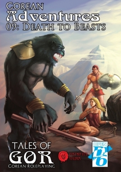 Paperback Gorean Adventures: 09 - Death to Beasts Book