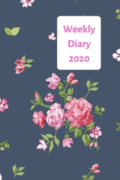 Paperback Weekly Diary: 6x9 week to a page diary planner. 12 months monthly planner, weekly diary & lined paper note pages. Perfect for teache Book