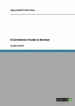 Paperback E-Commerce-Trends in Banken [German] Book