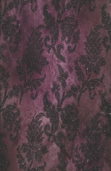 Dot Grid Journal Notebook: Faux Purple Glimmer Plum Damask Grunge Glam | Bullet Planner Book | Dotted Grid | 5.5 X 8.5" 120 Pg | DIY Weekly Spread | Organizer | Habit Tracker| Gift Creatives