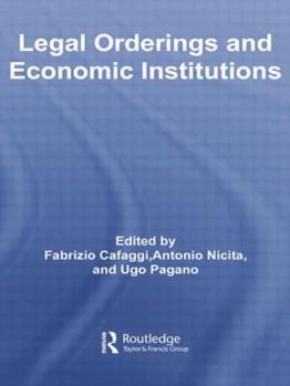 Paperback Legal Orderings and Economic Institutions Book