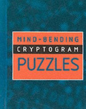 Hardcover Mind-Bending Cryptogram Puzzles Book