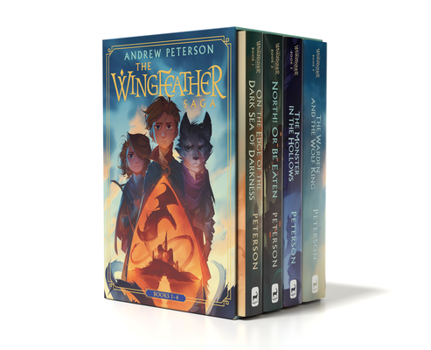 Hardcover Wingfeather Saga Boxed Set: On the Edge of the Dark Sea of Darkness; North! or Be Eaten; The Monster in the Hollows; The Warden and the Wolf King Book