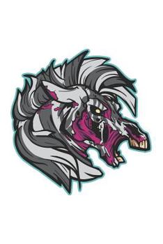 Zombie Zebra: Graph Paper 5x5 Notebook for Horse Girls and Horsback Riders