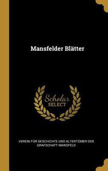Hardcover Mansfelder Blätter [German] Book