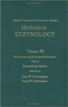 Hardcover Methods in Enzymology, Volume 82: Structural and Contractile Proteins, Part A: Extracellular Matrix Book