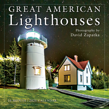 Office Product 2025 Great American Lighthouses Wall Calendar Book
